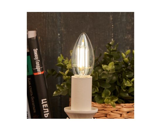 Филаментная лампа REXANT Свеча CN35 9.5 Вт 4000K E14 604-092 – изображение 4