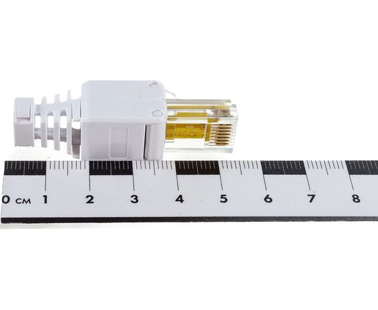 Полевой коннектор LANMASTER RJ-45 8P8C, категории 5E LAN-TMP-U5E-WH – изображение 4