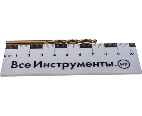 Сверло по металлу Cobalt 5% HSS-Co DIN 338 (10 шт; 4.2x43х75 мм) D.BOR 4190420X3D – изображение 5