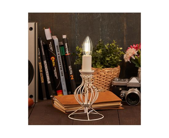 Филаментная лампа REXANT Свеча CN35 9.5 Вт 4000K E14 604-092 – изображение 5