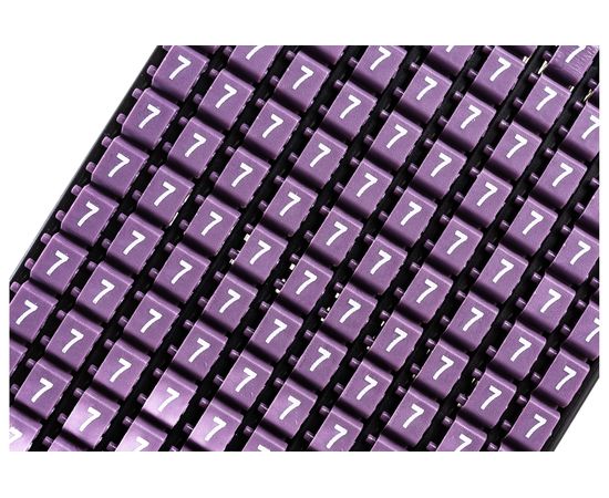 Маркер для кабеля DKC 0.5-1.5мм, символ ""7"", упаковка 200 штук MKF7S1 – изображение 7