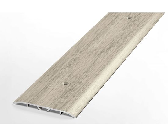 Порог прямой алюминиевый (60 мм; 0.9 м; декоративный; клен беленый) Лука УТ000012535 