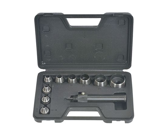 Набор просечек в пластиковом футляре Автоdело 5.0-32.0 мм 10 предметов 40418 12635 