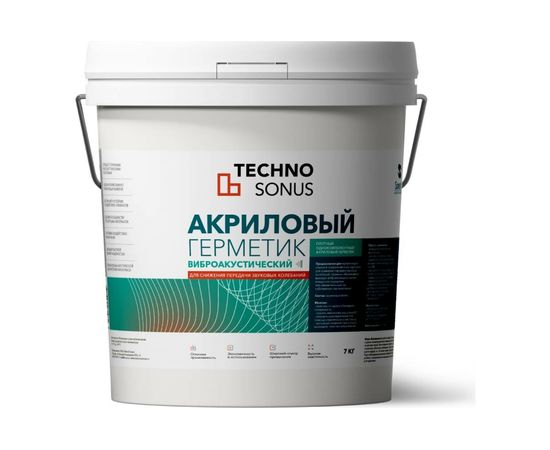 Герметик ТехноСонус Сонетик Sonetic акриловый 7кг/5л 1400000001 