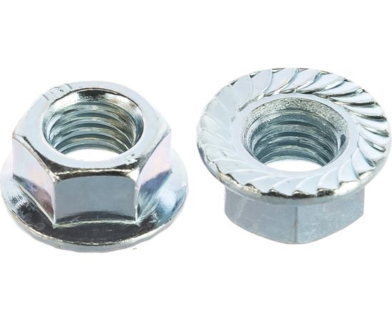 Гайка с фланцем ZAMETAL М3 8.0 DIN 6923 оц., с насеч. уп. 1000 шт ZA083294 