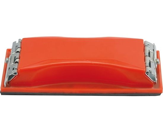 Шлифовальный брусок VOREL 85х160мм, пластмассовый, металлические зажимы 07950 