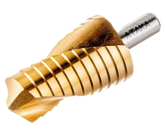 Сверло ступенчатое по металлу (11 ступеней; 20-30 мм) Атака 8090050 