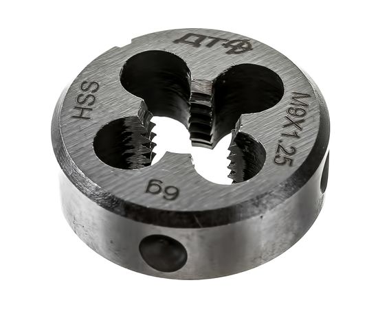 Плашка Дело Техники HSS4341, M9*1.25 мм, 25, 400/100 231094 