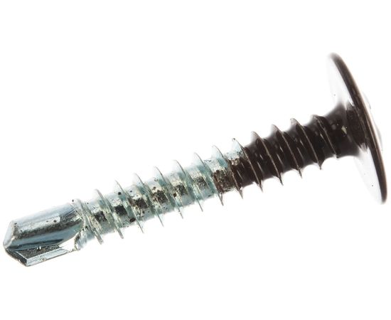 Саморез с прессшайбой Качественный крепеж коричневая 4,2х25 сверло 230 шт 0300305 КЧ 