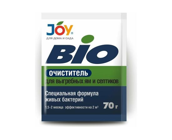 Очиститель для выгребных ям и септиков Bio 70 г Joy 4607043132222 