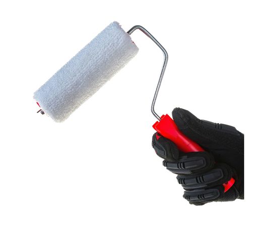 Малярный валик РемоКолор с рукояткой Велюр, ось 6мм, D48мм, 150мм, 04-2-304 