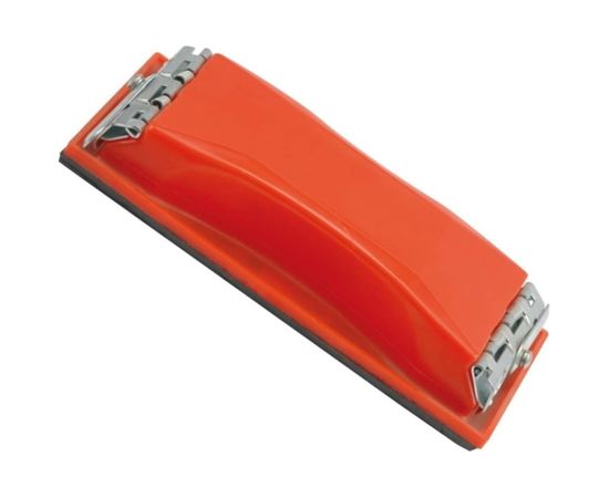 Шлифовальный брусок VOREL 85х160мм, пластмассовый, металлические зажимы 07950 – изображение 2