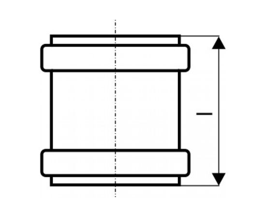 Ремонтная муфта наружной канализации Ostendorf ПВХ, 110 мм 220500 – изображение 2