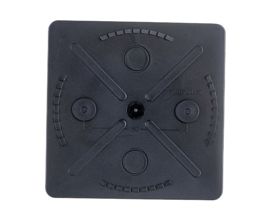 Распределительная коробка Промрукав для прямого монтажа безгалогенная HF черная 100х100х50 1 шт 40-0302-9005 – изображение 2