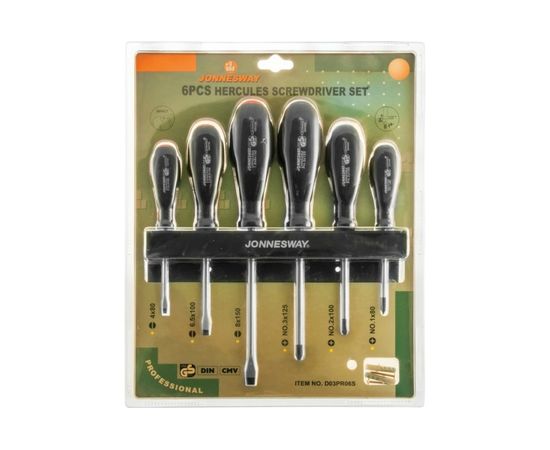 Набор отверток Jonnesway HERCULES D03PR06S – изображение 2