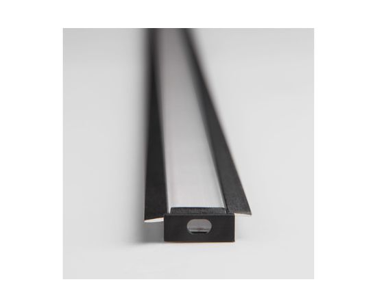 Встраиваемый профиль Elektrostandard LL-2-ALP007 алюминиевый, черный/белый для LED ленты (под ленту до 11mm) a053623 – изображение 2
