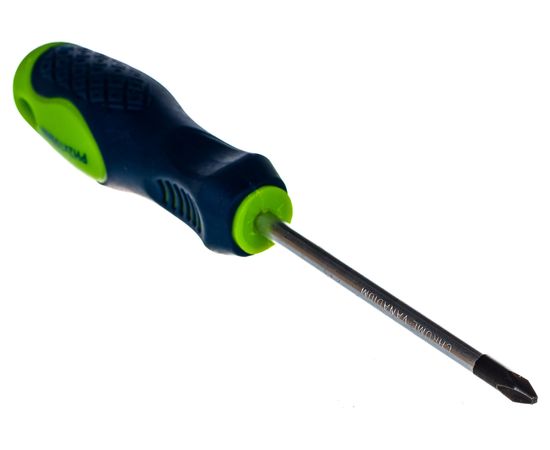 Отвертка, Ph2 х 100 мм CrV, 2-х компонентная рукоятка СИБРТЕХ 11845 – изображение 3