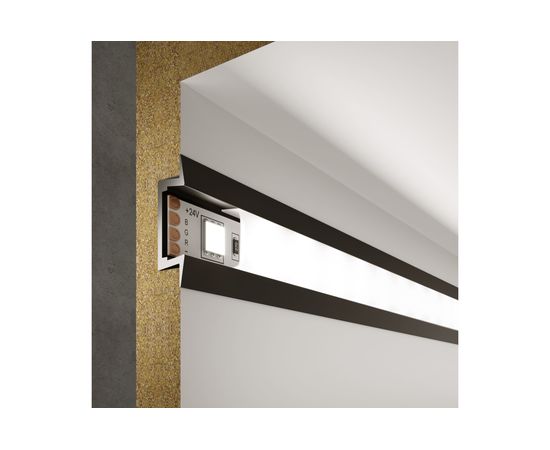 Встраиваемый профиль Elektrostandard LL-2-ALP007 алюминиевый, черный/белый для LED ленты (под ленту до 11mm) a053623 – изображение 3