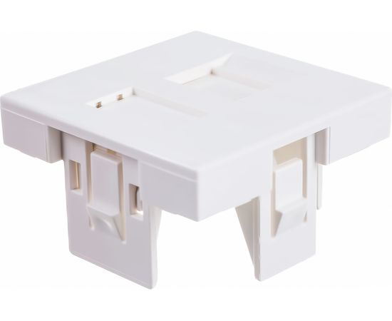 Вставка 45x45 аналог Mosaic для 1 модуля формата Keystone Jack со шторкой Hyperline SIP2-1K-M45-45 35207 – изображение 4