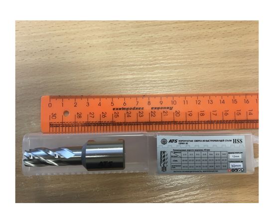 Сверло корончатое (30х12 мм; HSS) AT-S BS3012 – изображение 4