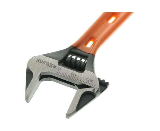 Разводной ключ Sturm 150мм, CrV сталь,увеличенный зев-24мм, 1045-29-150 – изображение 4