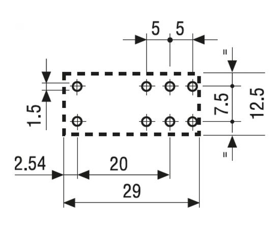 Низкопрофильное герметичное реле Релеон 2 перекидных контакта 8А;= 12В DC; RP352901200 – изображение 5