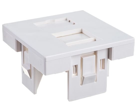 Вставка 45x45 аналог Mosaic для 1 модуля формата Keystone Jack со шторкой Hyperline SIP2-1K-M45-45 35207 – изображение 5