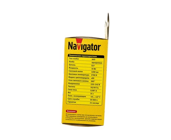 Лампа Navigator NLL-F-A60-10-230-2.7K-E27 80538 – изображение 6