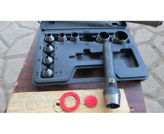 Набор просечек в пластиковом футляре Автоdело 5.0-32.0 мм 10 предметов 40418 12635 – изображение 6