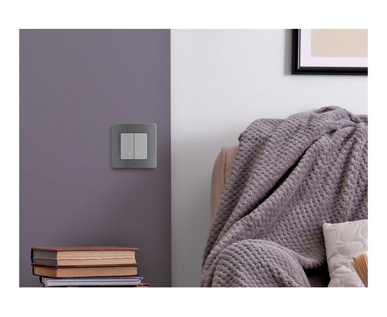 Рамка Legrand - 1 пост - INSPIRIA - дымчатый 673937 – изображение 9