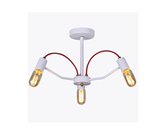 Люстра HIPER 3хE27х60Вт WHITE/GOLD H002-3 