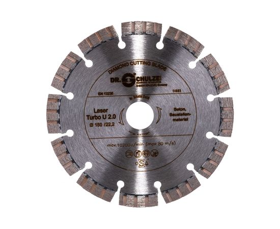Диск алмазный Laser Turbo U (150х22.2 мм) DR.SCHULZE TS21002637 