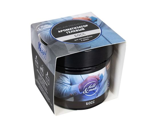 Ароматизатор KRAFT Гелевый в банке Босс KT 833035 