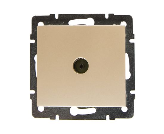 Телевизионная розетка LEZARD RAIN оконечная жемчужно-белый перламутр 703-3088-130 