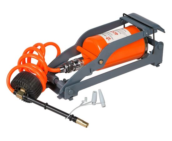 Воздушный ножной насос Airline 400 механический, 400 см3, съемный манометр PA-400-02 