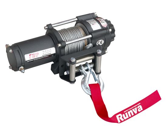 Электрическая лебёдка RUNVA 12V 2500A lbs 1140 кг EWP2500A 