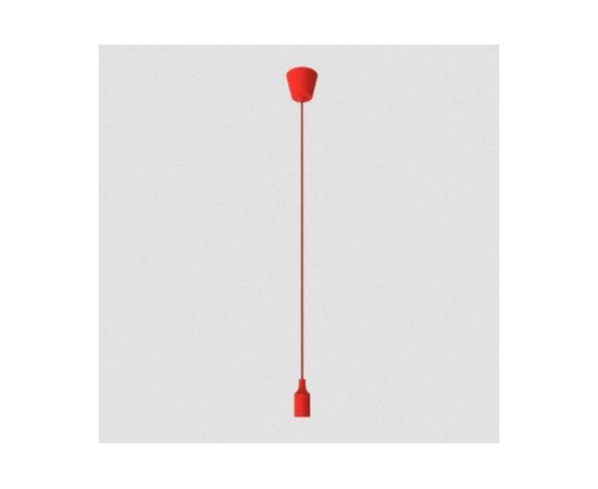 Подвесной светильник Gauss красный E27, 1 м PL013 