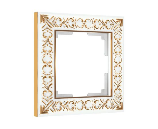 Рамка WERKEL W0011523 на 1 пост белое золото a050934 