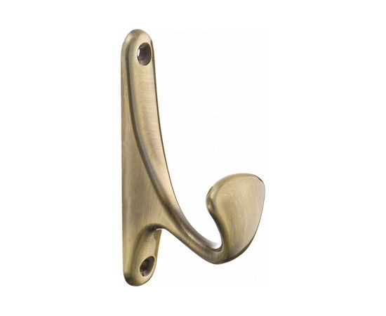 Мебельный крючок KERRON Д90 Ш30 В47, античная бронза KR 0090 AB 