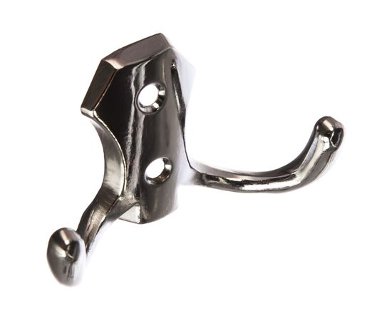 Мебельный крючок JET 585 двухрожковый, хром CQ585Z.002CP99 