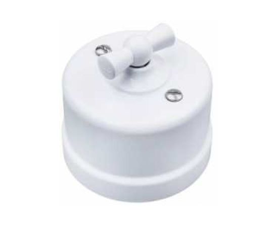 Проходной выключатель Electraline на два положения, белый В1-202-21 