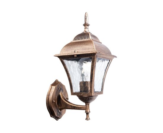 Садово-парковый светильник FERON 60W 230V E27 черное золото 11611 