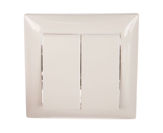 Выключатель Кунцево-Электро СЕЛЕНА скрытой установки, двухклавишная 10А С510-379 8103 