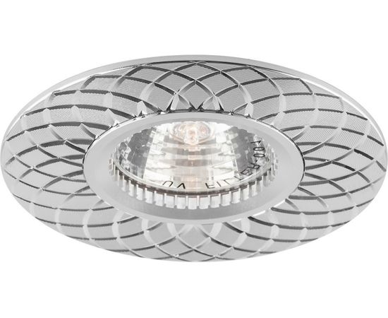 Встраиваемый потолочный светильник FERON MR16 G5.3 серебро, GS-M388 28886 