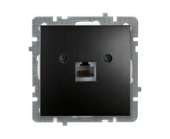 Компьютерная розетка Nilson Selene CAT 5 черный 23221044 