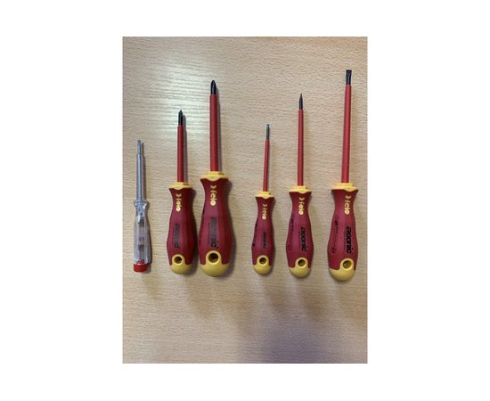 Набор диэлектрических отверток Felo Ergonic с тестером напряжения 6 шт 41396398 – изображение 14