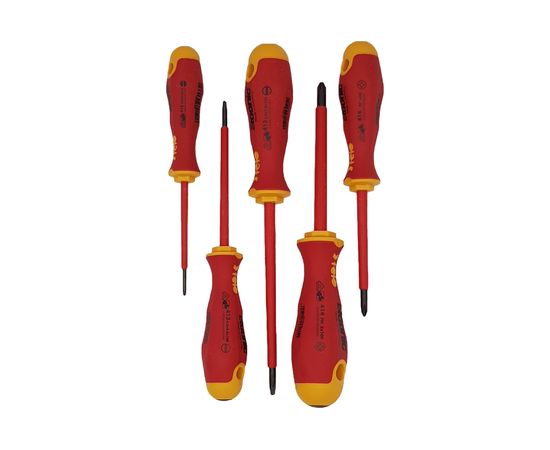 Набор диэлектрических отверток Felo Ergonic с тестером напряжения 6 шт 41396398 – изображение 2