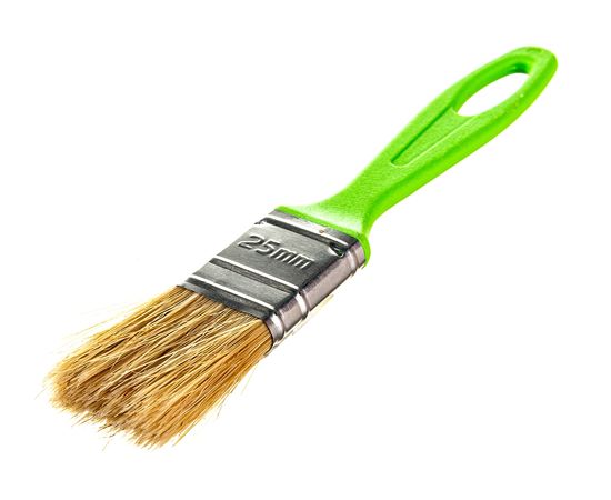Флейцевая кисть СИБРТЕХ Евро, 25*8, натуральная щетина 83300 – изображение 2