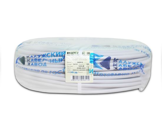 Кабель NUM-O 2х1,5 ГОСТ+ Калужский Кабельный Завод KKZ40-00000133 – изображение 2