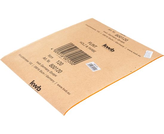 Наждачная бумага кремнёвая по дереву и краске (230х280 мм; зерно 120) KWB 800-120 – изображение 2